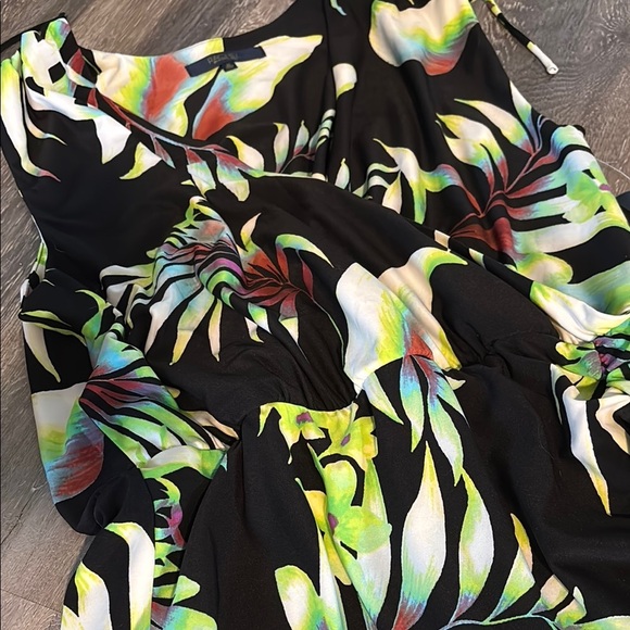 RACHEL Rachel Roy Lime Tropical Maxi Sundress - Picture 6 of 6